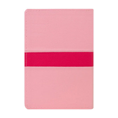 BÍBLIA SAGRADA RC SLIM - LUXO BICOLOR ROSA E PINK