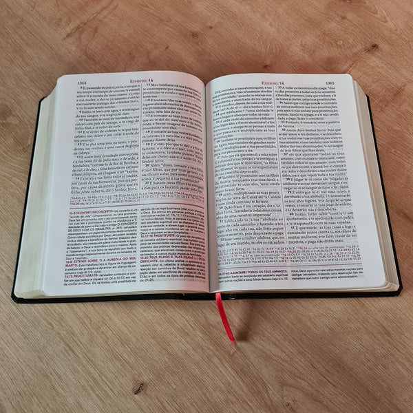 BÍBLIA DE ESTUDO PENTECOSTAL | EDIÇÃO GLOBAL |ARC | LETRA GRANDE| CAPA DE LUXO PRETA