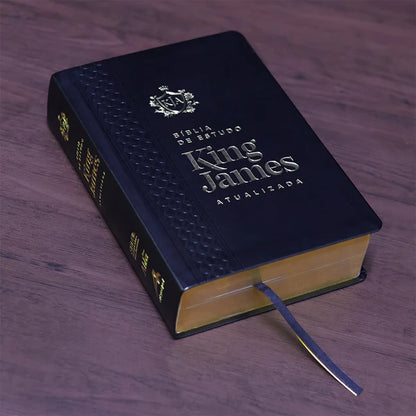 BÍBLIA KING JAMES ATUALIZADA - CAPA LUXO PRETA
