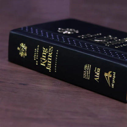 BÍBLIA KING JAMES ATUALIZADA - CAPA LUXO PRETA