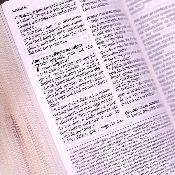 BÍBLIA KING JAMES ATUALIZADA - CAPA LUXO PRETA