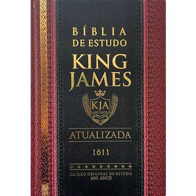 BÍBLIA DE ESTUDO KING JAMES HIPERGIGANTE FULL COLOR CAPA DURA