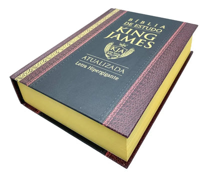 BÍBLIA DE ESTUDO KING JAMES HIPERGIGANTE FULL COLOR CAPA DURA