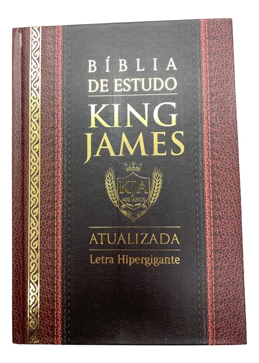 BÍBLIA DE ESTUDO KING JAMES HIPERGIGANTE FULL COLOR CAPA DURA