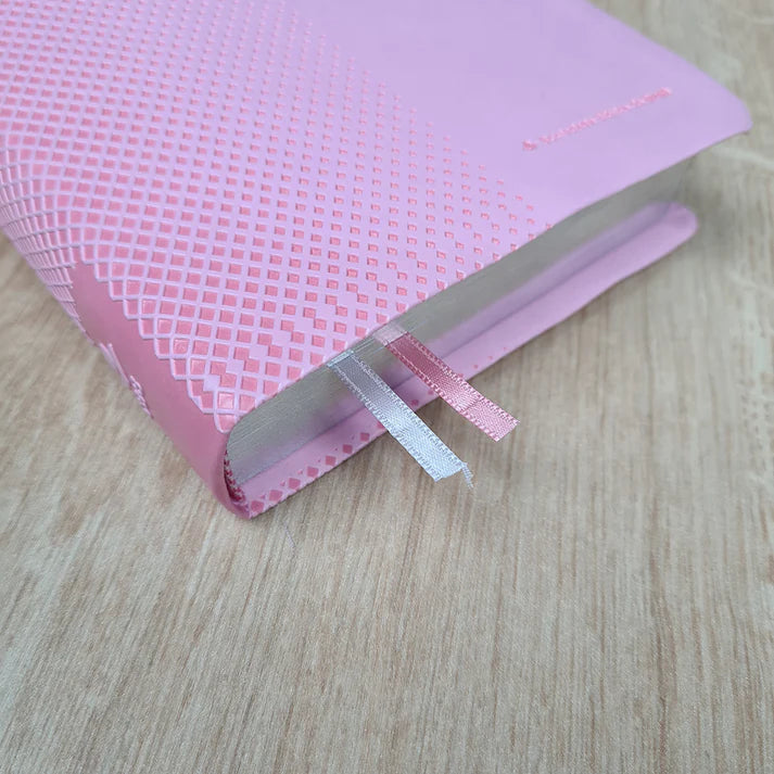 BÍBLIA DE ESTUDO NTLH CAPA LUXO ROSA NOBRE (LETRA NORMAL)