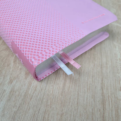 BÍBLIA DE ESTUDO NTLH CAPA LUXO ROSA NOBRE (LETRA NORMAL)