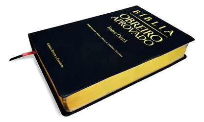ARC Approved Worker's Bible with Harp - Medium Black