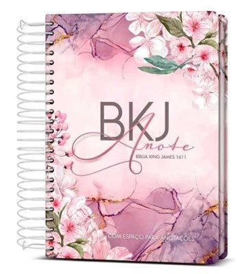 BÍBLIA KING JAMES FIEL 1611 ANOTE FLOWER