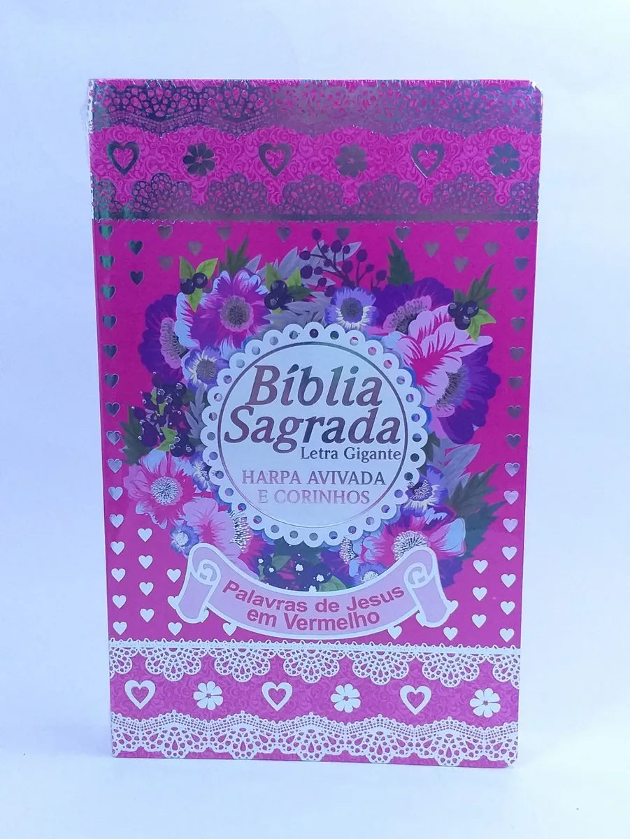 BIBLIA LUXO LAMINADA PINK