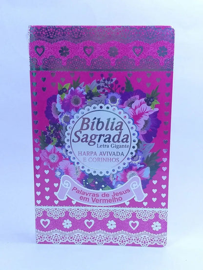 BIBLIA LUXO LAMINADA PINK