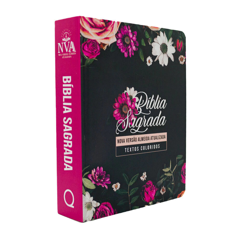 BIBLIA NVA FLORAL PINK
