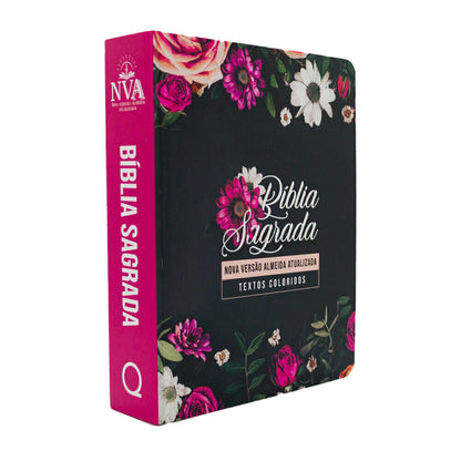 BIBLIA NVA FLORAL PINK