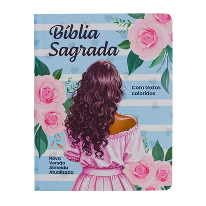 BIBLIA NVA MENINA AZUL