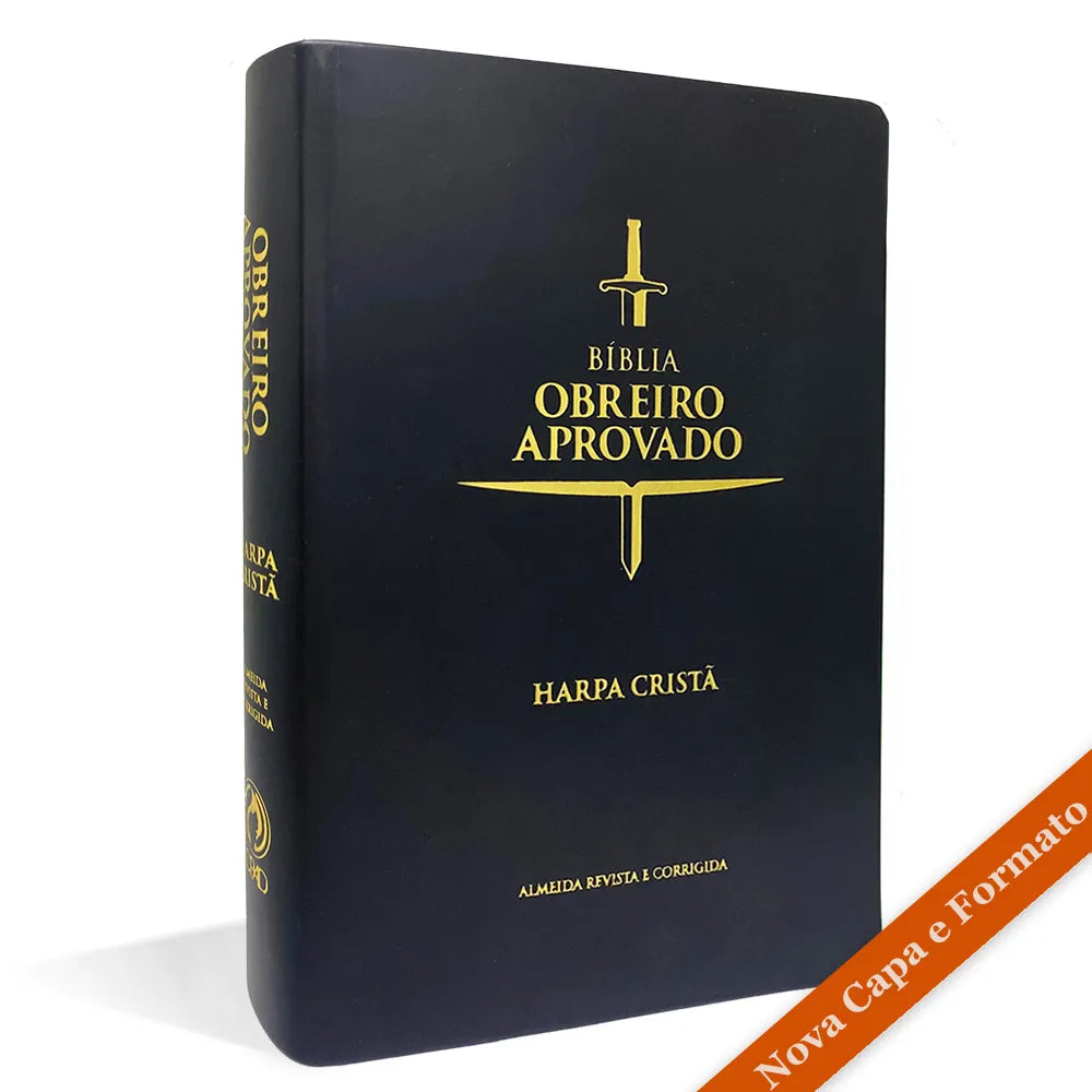 BÍBLIA DO OBREIRO APROVADO ARC | MÉDIO LUXO COM HARPA CRISTÃ