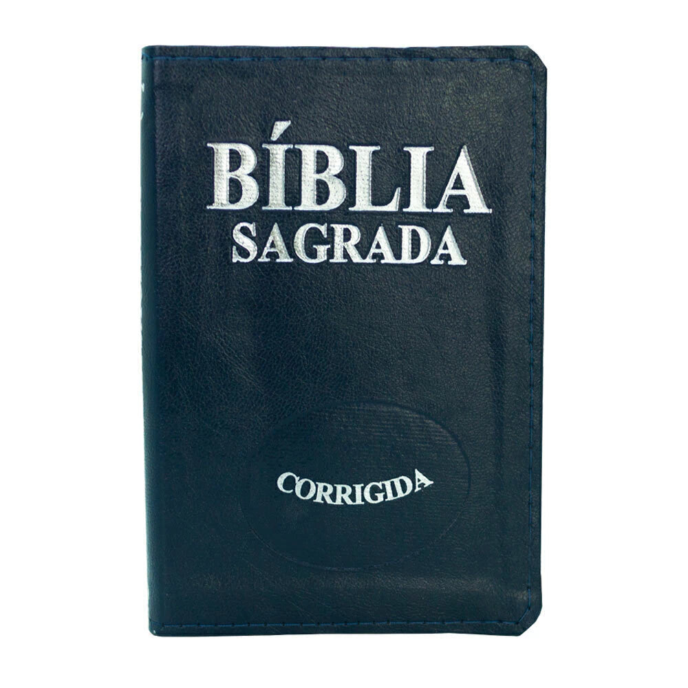 BIBLIA PEQUENA COM INDICE AZUL LUXO
