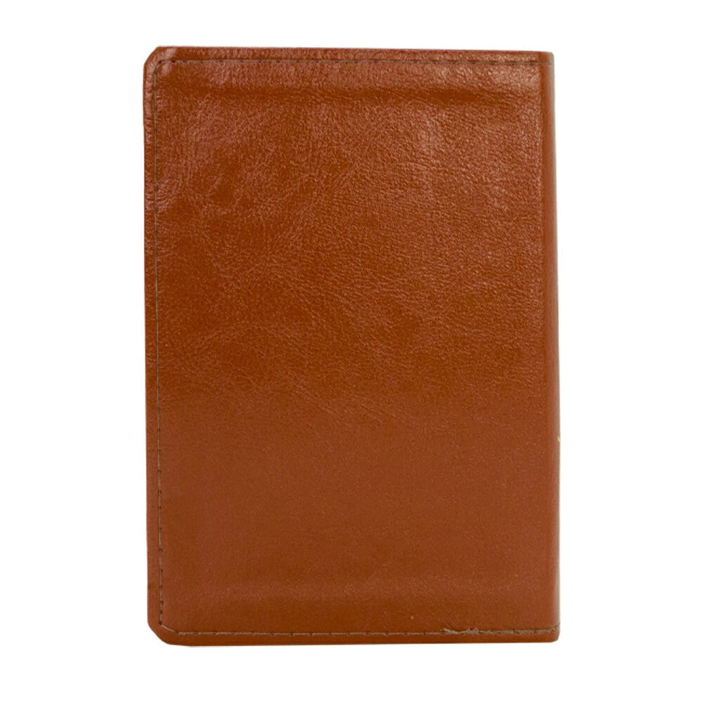 BIBLIA PEQUENA COM INDICE MARROM LUXO