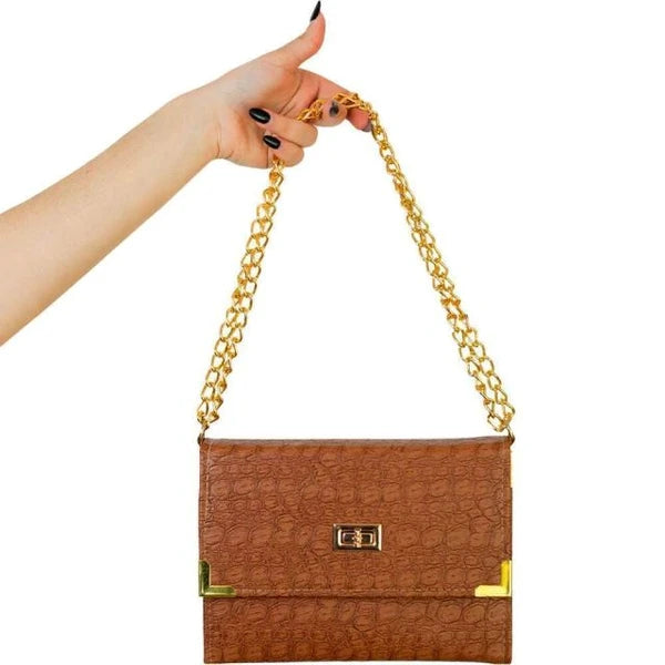 BIBLIA RC BOLSA COM ALÇA CROCO VERNIZ