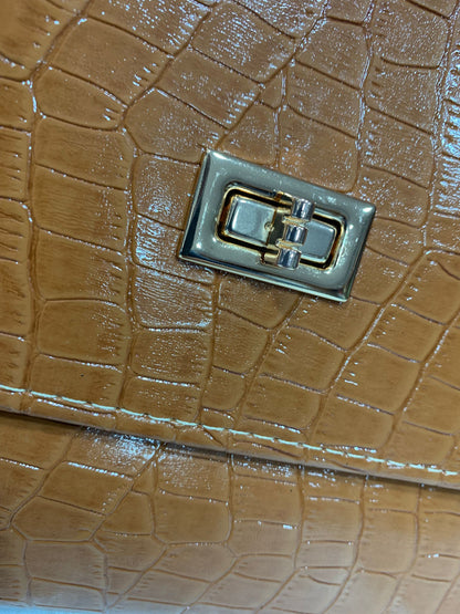 BIBLIA RC BOLSA COM ALÇA CROCO VERNIZ