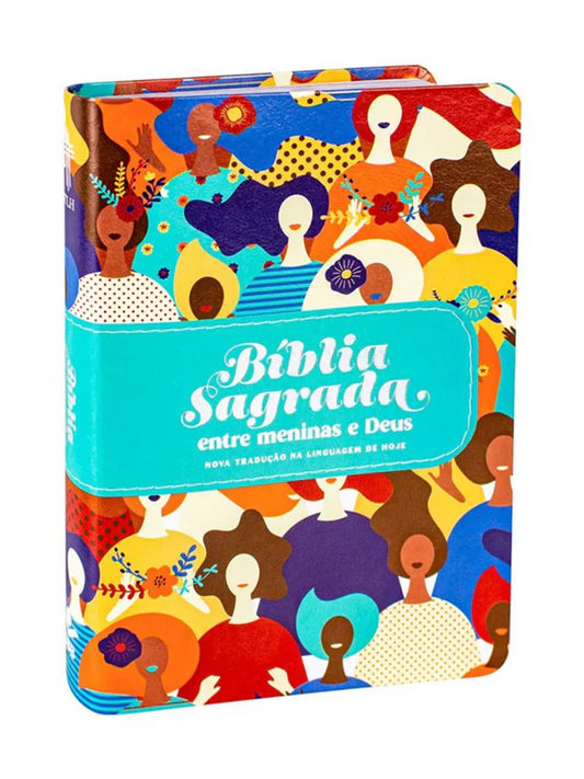 BIBLIA SAGRADA ENTRE MENINAS E DEUS