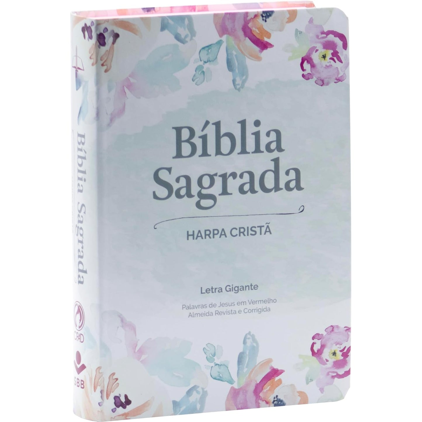 BÍBLIA SAGRADA COM HARPA CRISTÃ - EDIÇÃO FLORAL DELICADA