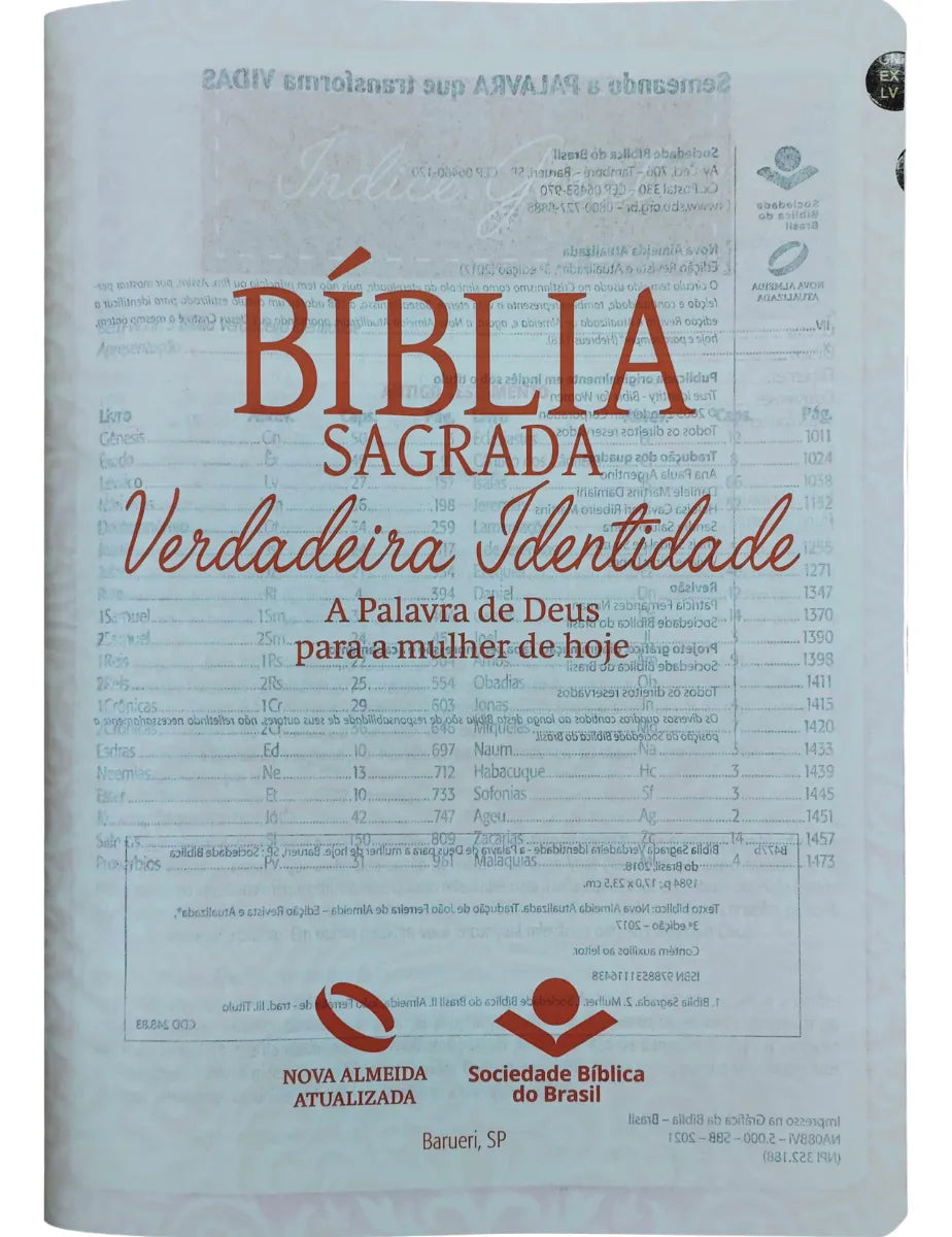BÍBLIA SAGRADA- VERDADEIRA INDENTIDADE