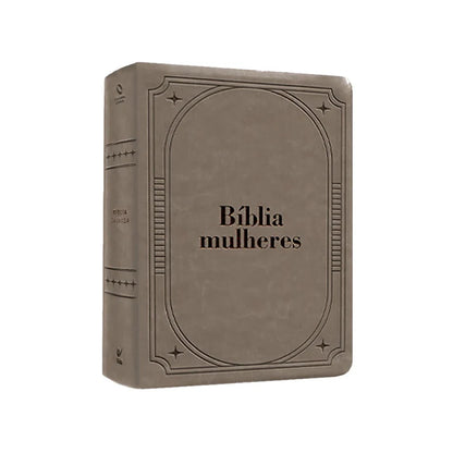 BÍBLIA COM ESPAÇO PARA ANOTAÇÕES | VIVIANE MARTINELLO | NAA | CAPA ACINZENTADA
