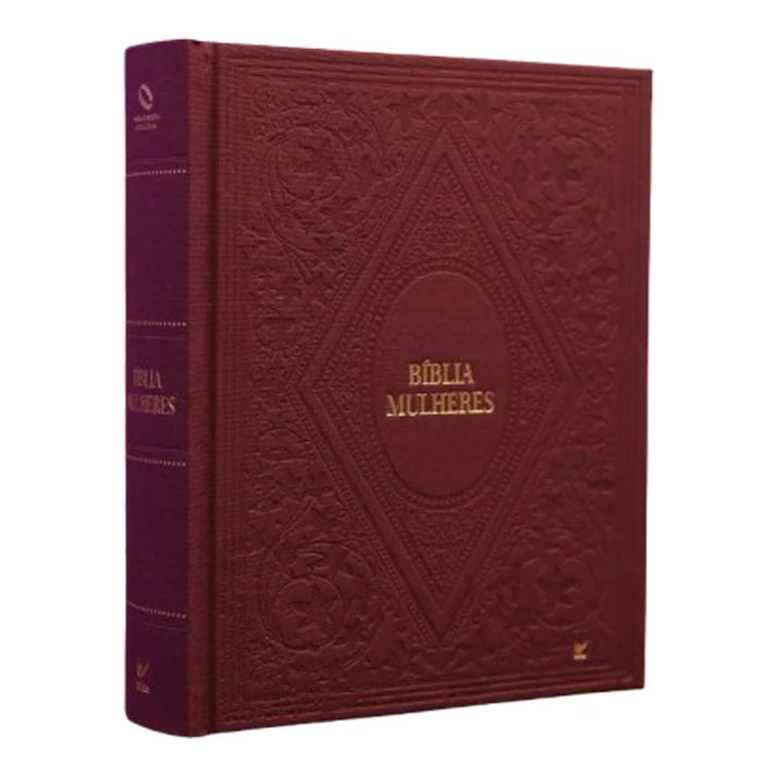 BÍBLIA COM ESPAÇO PARA ANOTAÇÕES | VIVIANE MARTINELLO | NAA| CAPA DURA CLÁSSICA BORDÔ