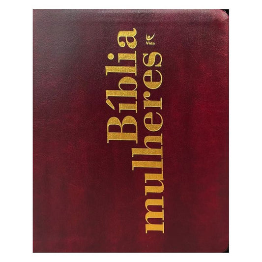 BÍBLIA COM ESPAÇO PARA ANOTAÇÕES | VIVIANE MARTINELLO | NAA | CAPA VINHO
