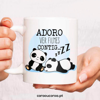 Caneca "Filmes Contigo"