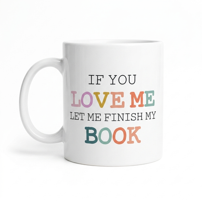CANECA "IF YOU LOVE ME" - PRESENTE PARA AMANTES DE LIVROS
