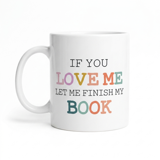 CANECA "IF YOU LOVE ME" - PRESENTE PARA AMANTES DE LIVROS