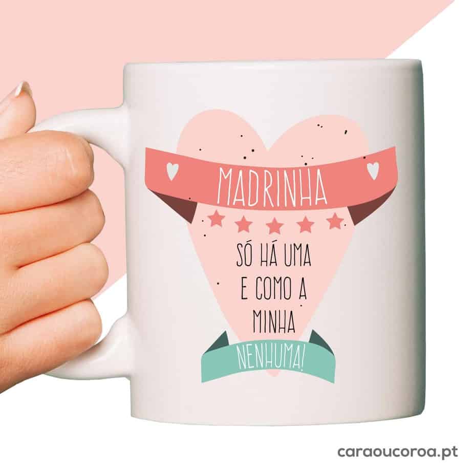 Caneca "Madrinha Só Há Uma"