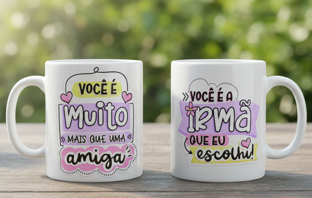 CANECA MAIS QUE AMIGA