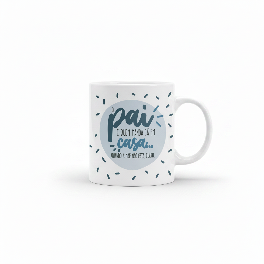 CANECA "O PAI É QUEM MANDA"