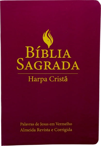 BÍBLIA SAGRADA SLIM COM HARPA CPAD