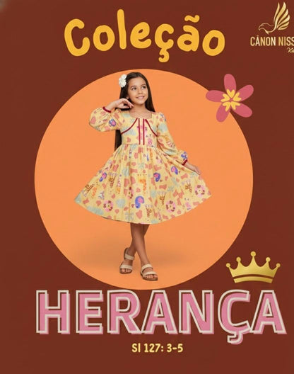 VESTIDO KIDS AGNES MANGA LONGA