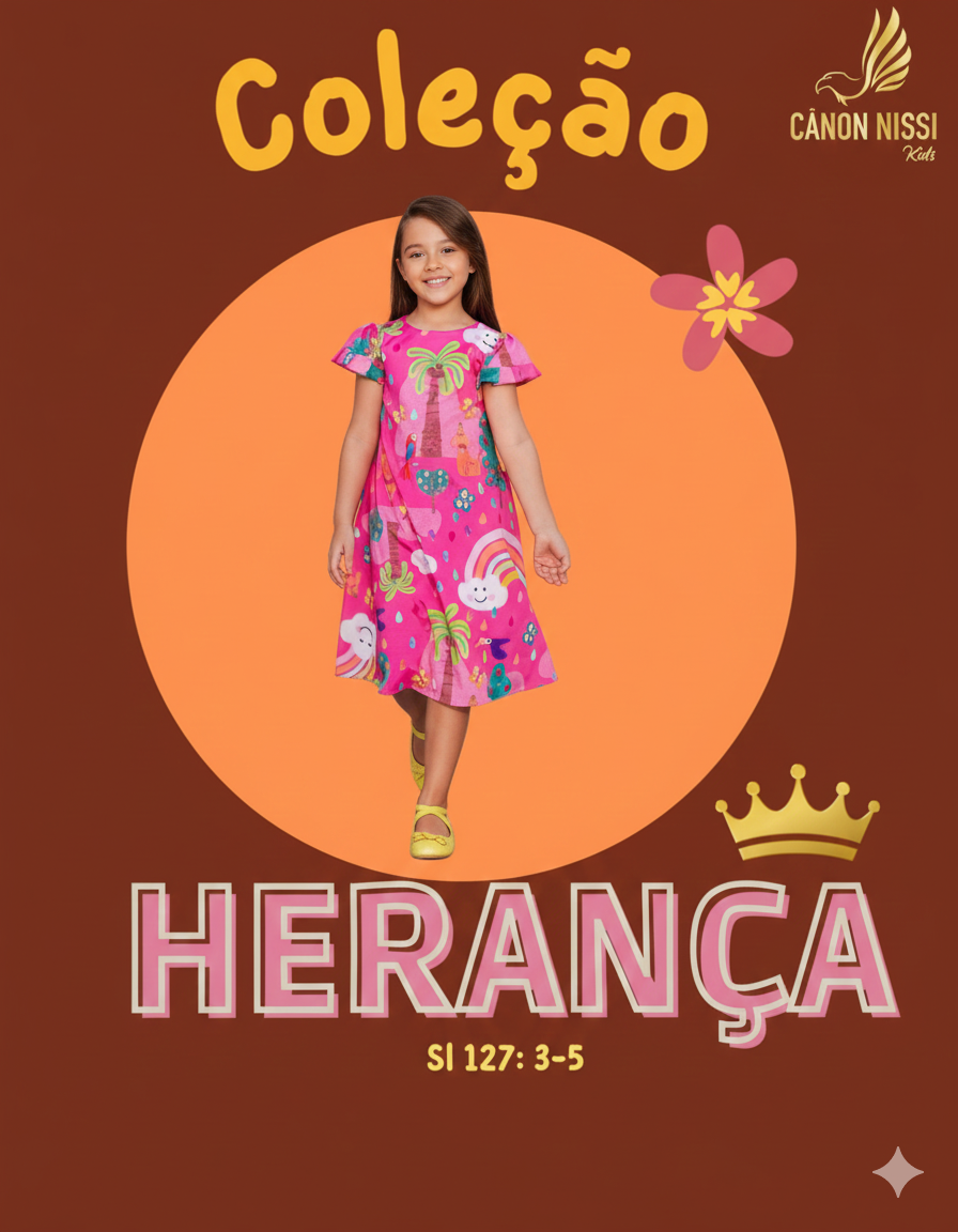 VESTIDO KIDS NAIARA PINK