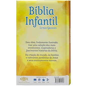 BÍBLIA INFANTIL – LETRAS GRANDES