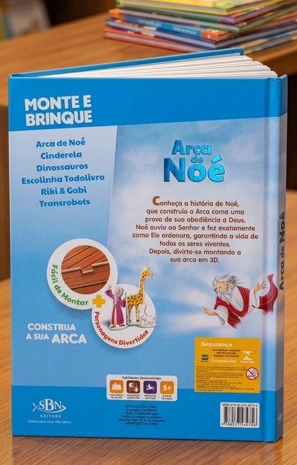 LIVRO MONTE E BRINQUE: ARCA DE NOÉ