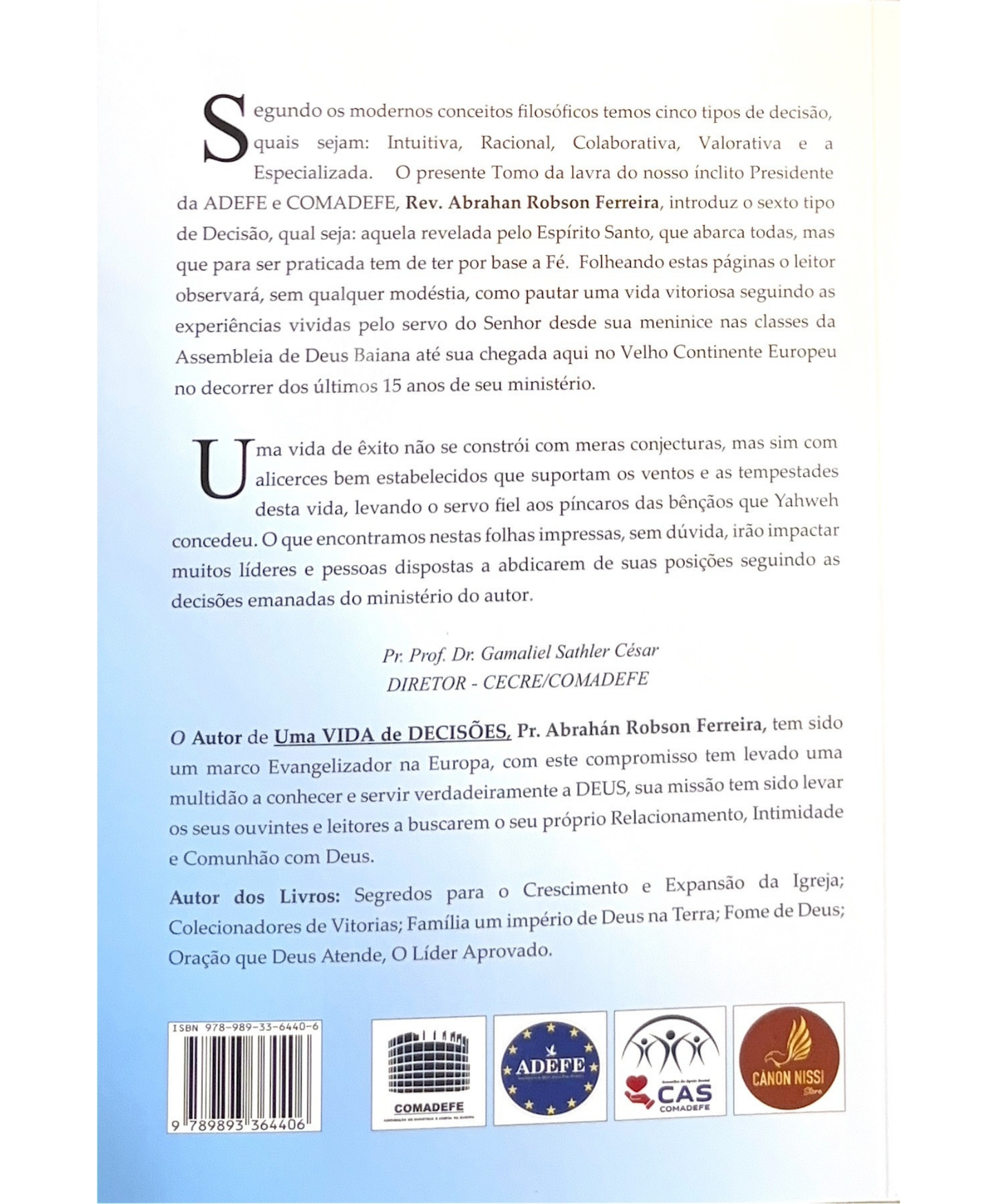 UMA VIDA DE DECISÕES - ABRAHÁN ROBBSON FERREIRA