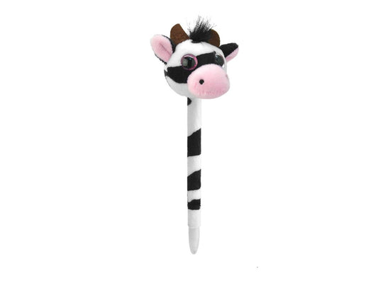 CANETA DE PELUCHE VACA ORBYS