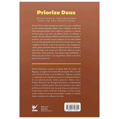 PRIORIZE DEUS MARROM 2026 - MICHEL SIMPLÍCIO