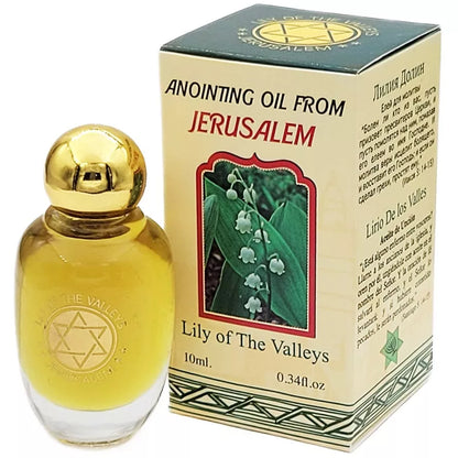 ÓLEO DE UNÇÃO LÍRIO DOS VALES 10ML | FEITO EM ISRAEL