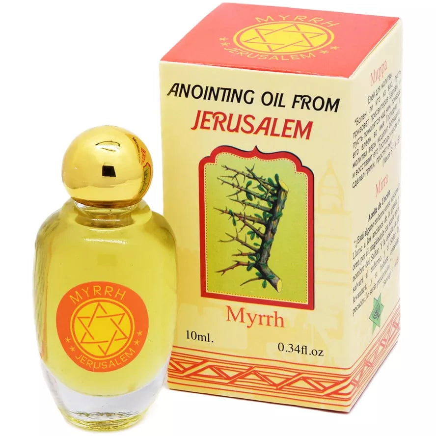 ÓLEO DE UNÇÃO MIRRA 10ML | FEITO EM ISRAEL