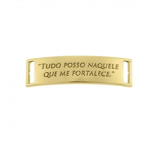 BRIDÃO TUDO POSSO NAQUELE QUE ME FORTALECE OURO 510MM