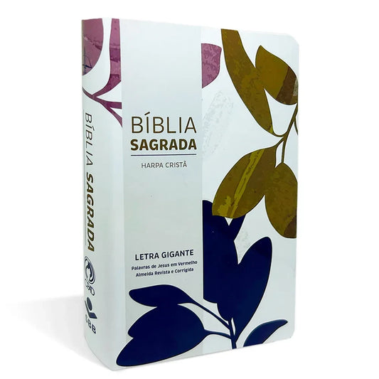 Bíblia Harpa Cristã Popular Letra Gigante Folhas