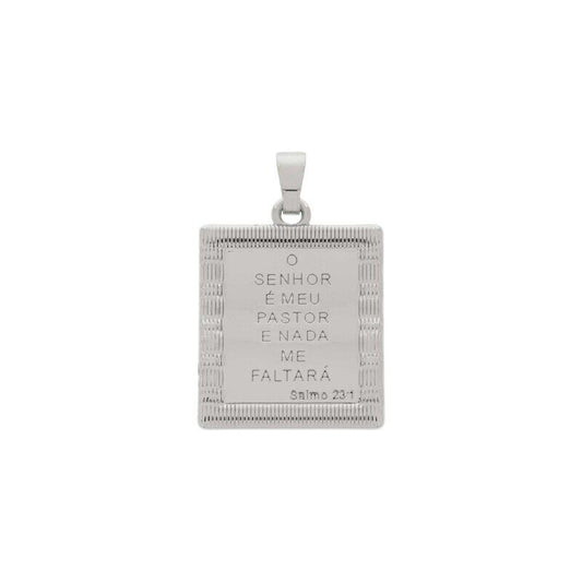 Verses Pendant Nickel 26mm