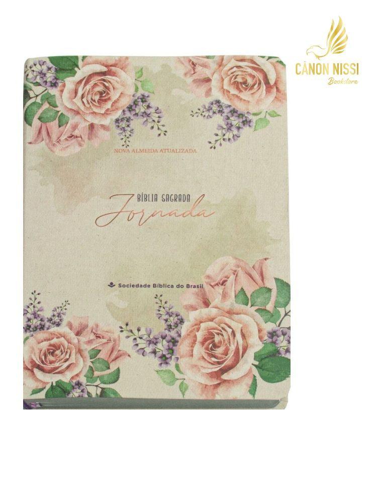 Bíblia Sagrada Jornada Slim - Flores (NA85JR-SLIM)