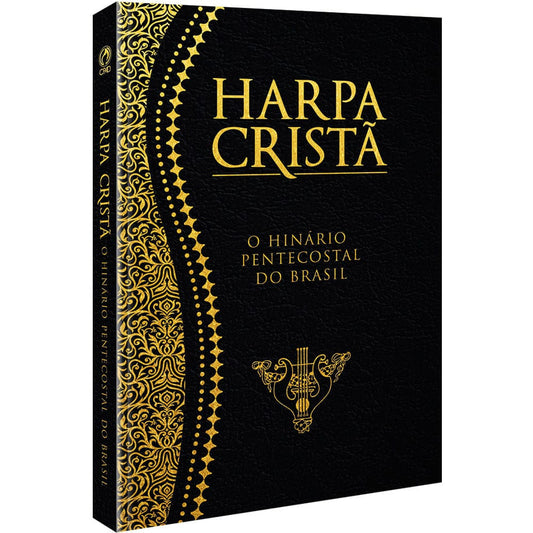 Harpa Cristã Popular Preta 13X10cm