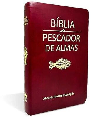 Bíblia do Pescador de Almas ARC - Média Vinho